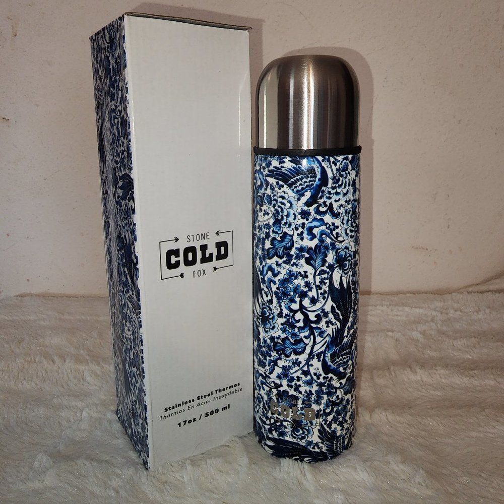 Stone Cold Fox Stainless Steel Thermos in "Willow"